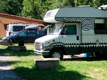 Motorhome on site
