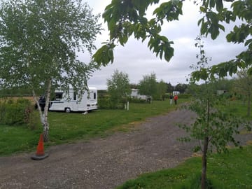 Looking towards the paddock
