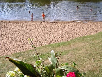 Swimming in the river