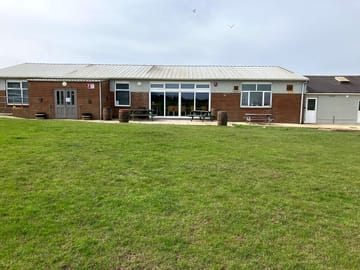Clubhouse and outdoor seating