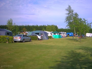 Spacious private pitches
