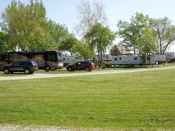 Guests staying at the campground