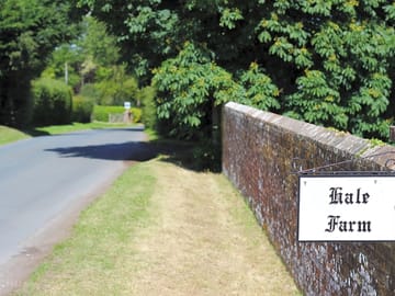 Hale farm entrance
