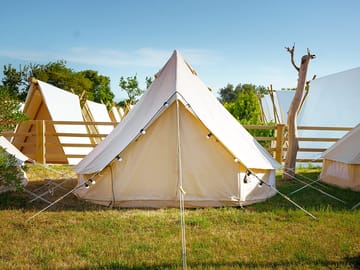 Bell tent exterior
