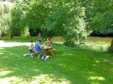 Picnic on the riverside
