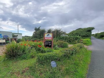 Entrance to the site