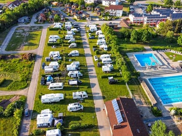 Aerial view of the site