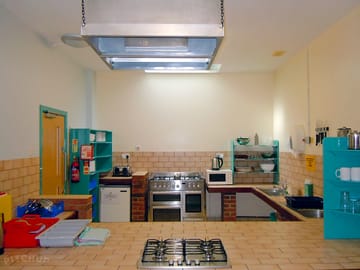 Self catering kitchen in the main building