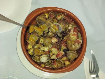 Traditional dishes at the restaurant