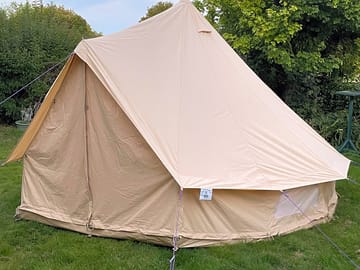 Bell tent exterior