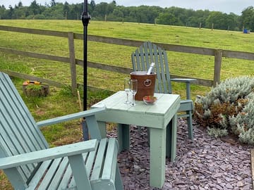 Secluded spot to enjoy the views with a glass of wine