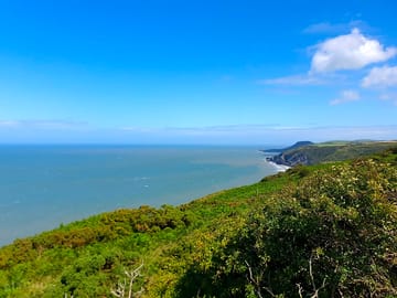 View over the local coast