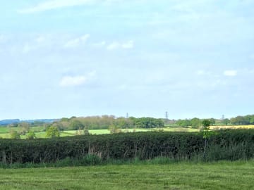 View from the camping field