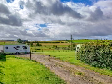 Track to the camping field
