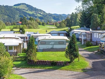 Pitches with mountain views