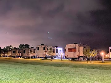 Evening over the site