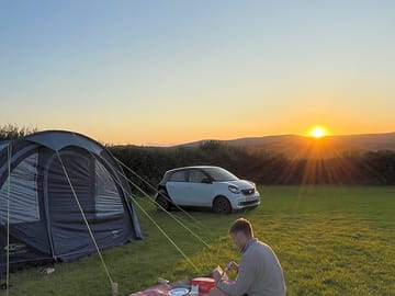 Lovely sunset too!