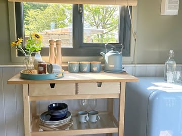 Hut interior