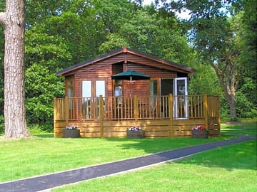Luxurious lodges in a peaceful setting