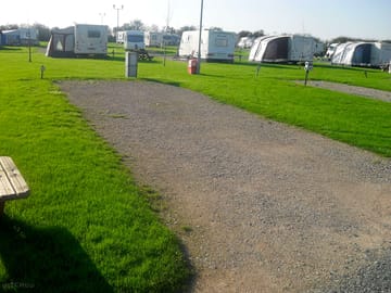 Large hardstanding pitches