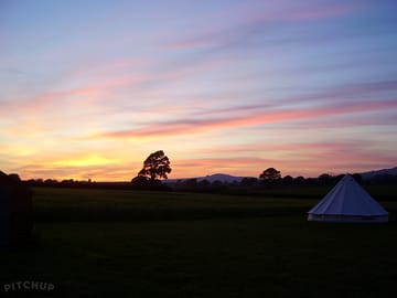 Sunset over pilsdon pen