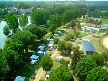 Aerial shot of the pitches