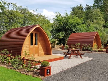 Camping pod ideal for couples and families