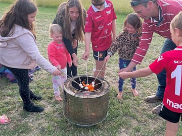 Toasting marshmallows
