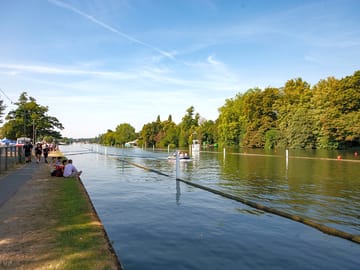 Along the river towards the action