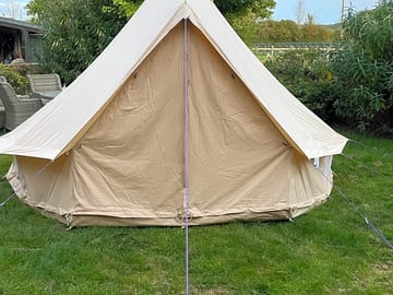 Bell tent entrance
