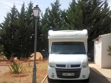 Hardstanding touring pitch