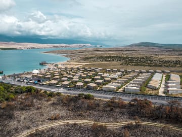 Aerial view of the retreat