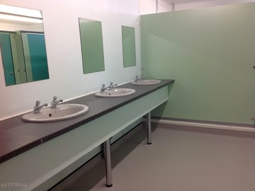 Lovely new ladies shower block