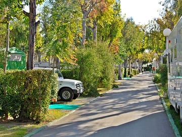 Street with access to pitches