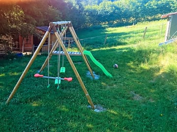 The swing and slide