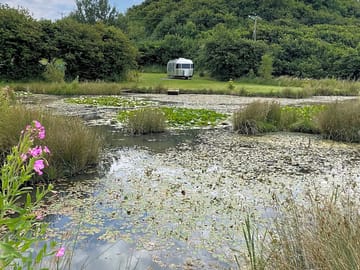 Pitch overlooking the lake