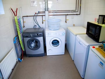 Laundry, toilets and shower facilities separate male and female modern toilets and showers of the hi