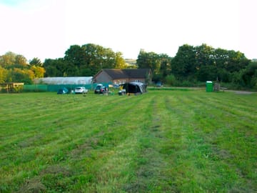 In the field