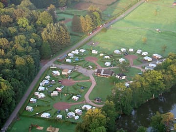 Aerial view of the site