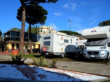 Touring pitches supplied with electric