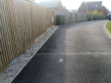 Driveway to site