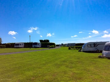 These 'seasonal pitches' are located away from our touring guests' pitches.