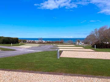 Touring pitch with sea view