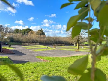 Our level, hardstanding pitches with EHU