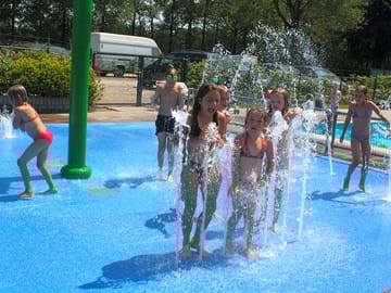 Kids can enjoy playing with the water