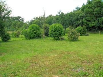 Green field for pitching
