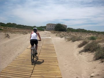 Cycling trails near the site