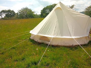 Peaceful bell tents