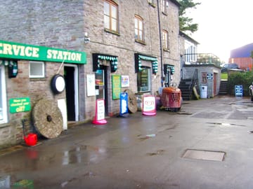 On-site shop, beauty salon and petrol station