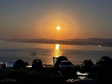 Summer evening at arfor camping